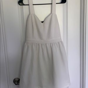 White mini dress